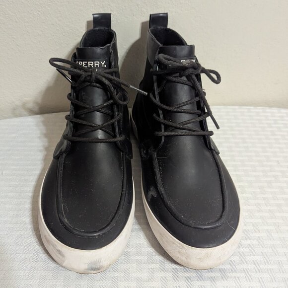 Sperry Cutter Rubber Rain Boots Men's Size 9 - Picture 2 of 8